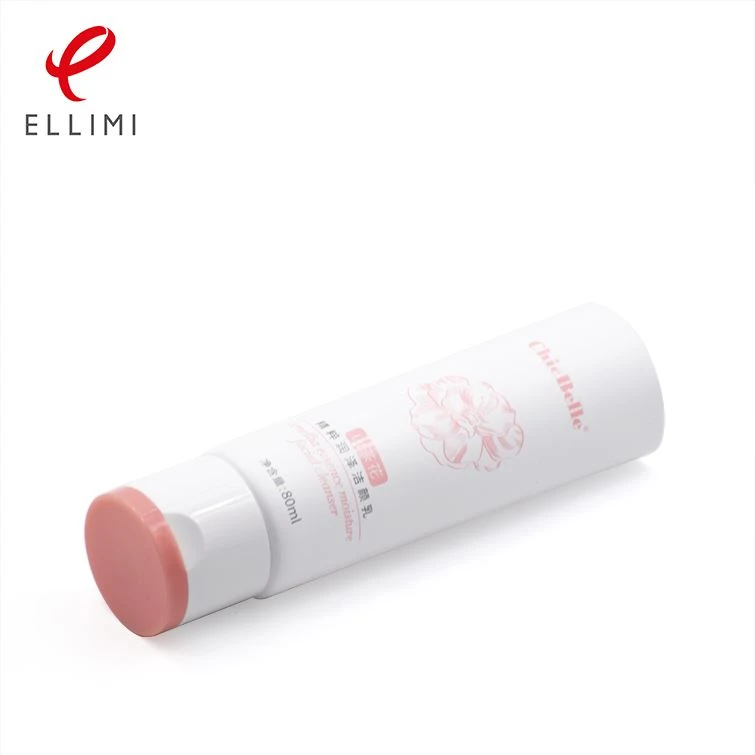 Custom Cosmetic Tube Container, Plastic PE SqueEmpty Soft Tube Packaging for facial cleanser Custom Cosmetic Tube Container, Plastic PE SqueEmpty Soft Tube Packaging for facial cleanser