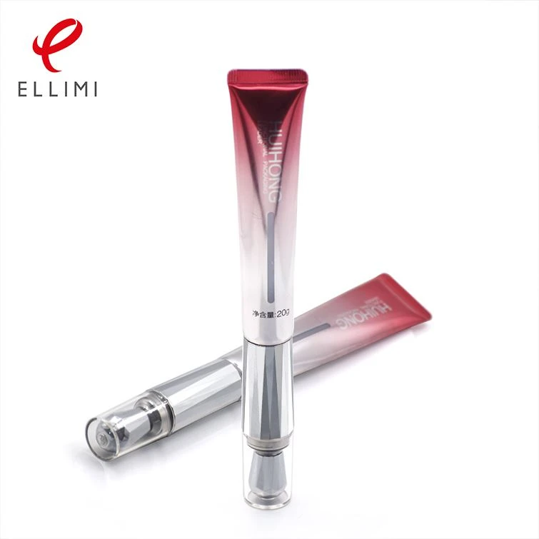 15ml empty packaging eye cream cosmetic tube with vibration applicator 15ml empty packaging eye cream cosmetic tube with vibration applicator