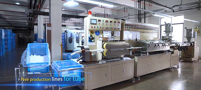 five production lines for tube five production lines for tube