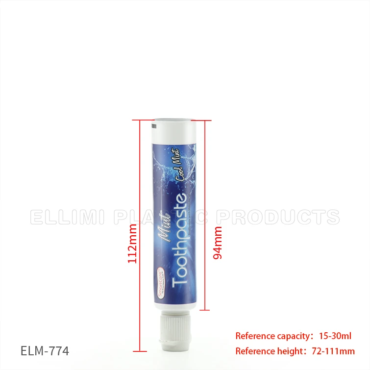 tube for toothpaste packaging