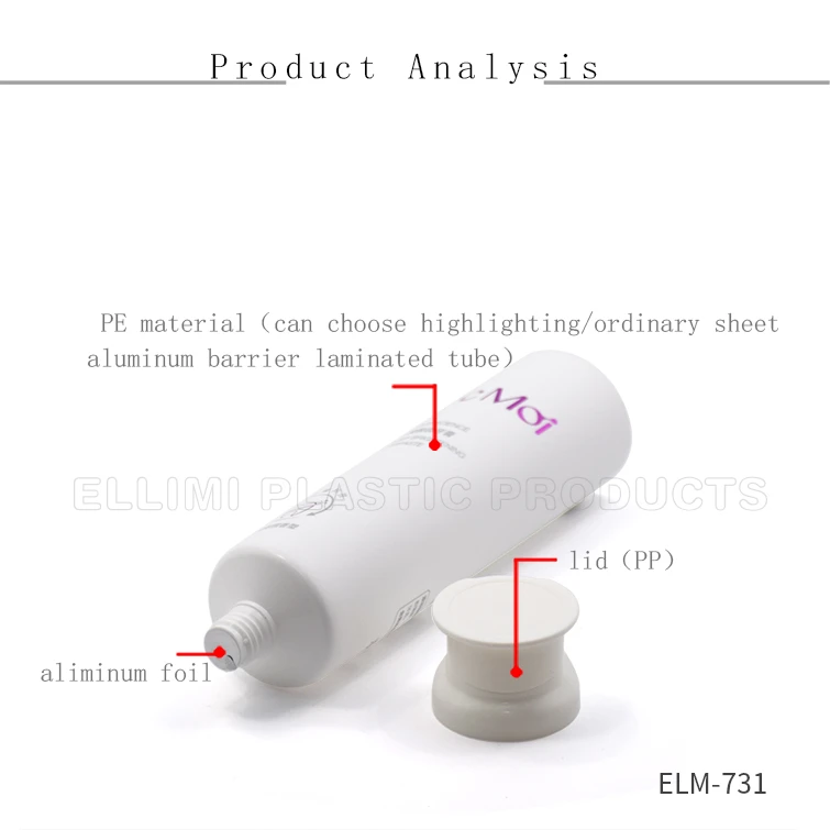 Plastic Cosmetic Tube Plastic Cosmetic Tube