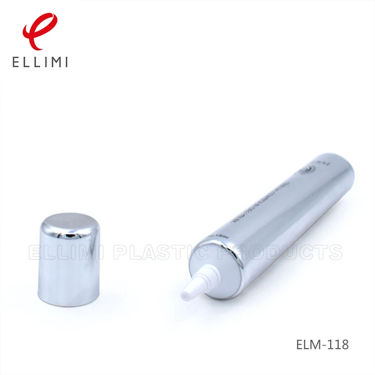 glossy silver tube glossy silver tube