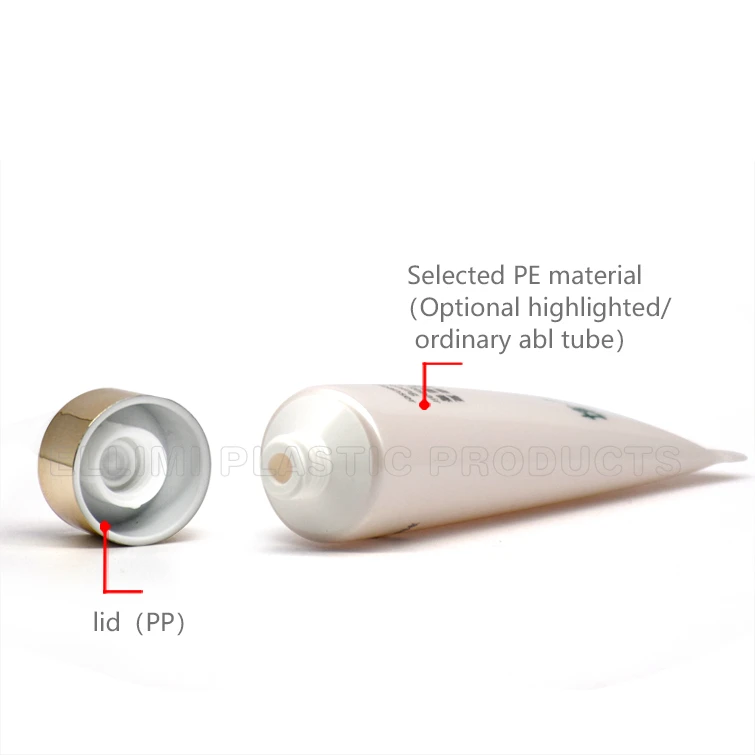 face wash tube packaging 50ml