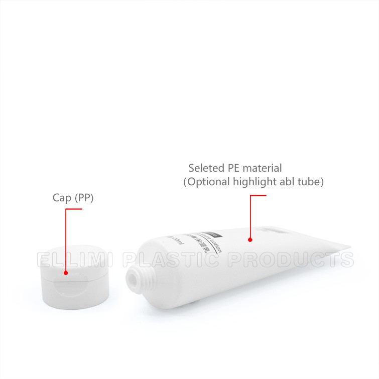 facial cleanser tube with flip lid facial cleanser tube with flip lid