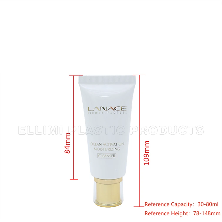 cleanser packaging empty tube