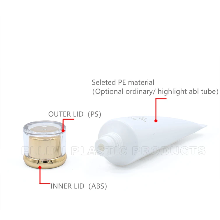 white cosmetic tube white cosmetic tube