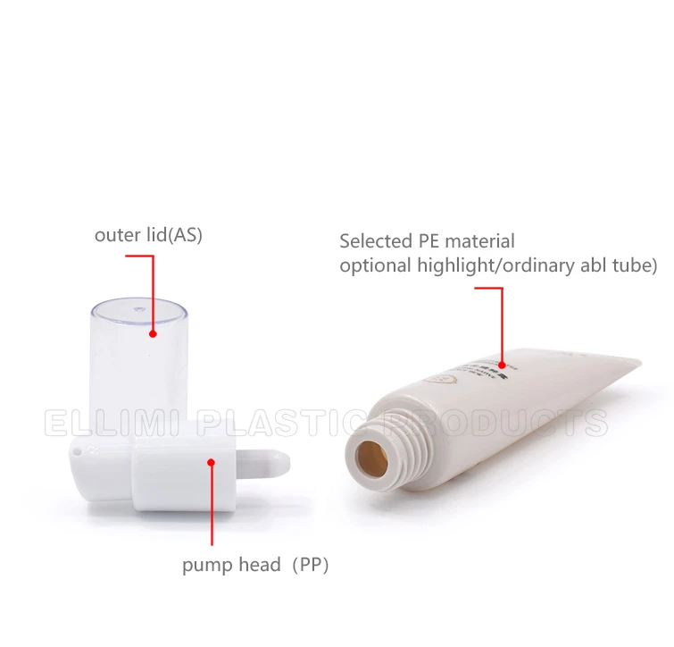 airless plastic tube