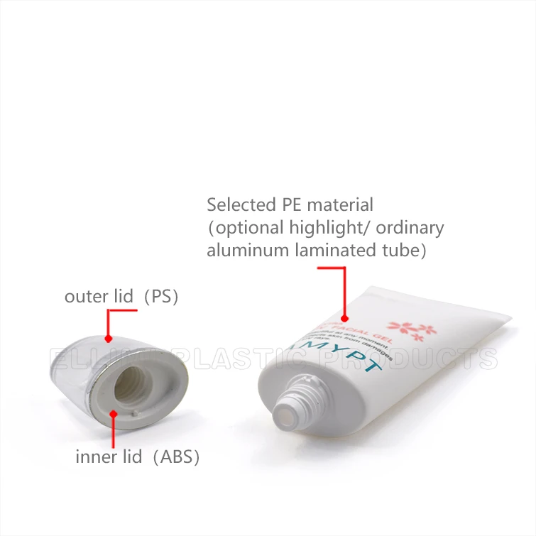 plplastic squeeze tube with cap face cleanser plplastic squeeze tube with cap face cleanser