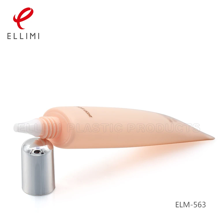 flat cosmetic plastic tube sunscreen packaging