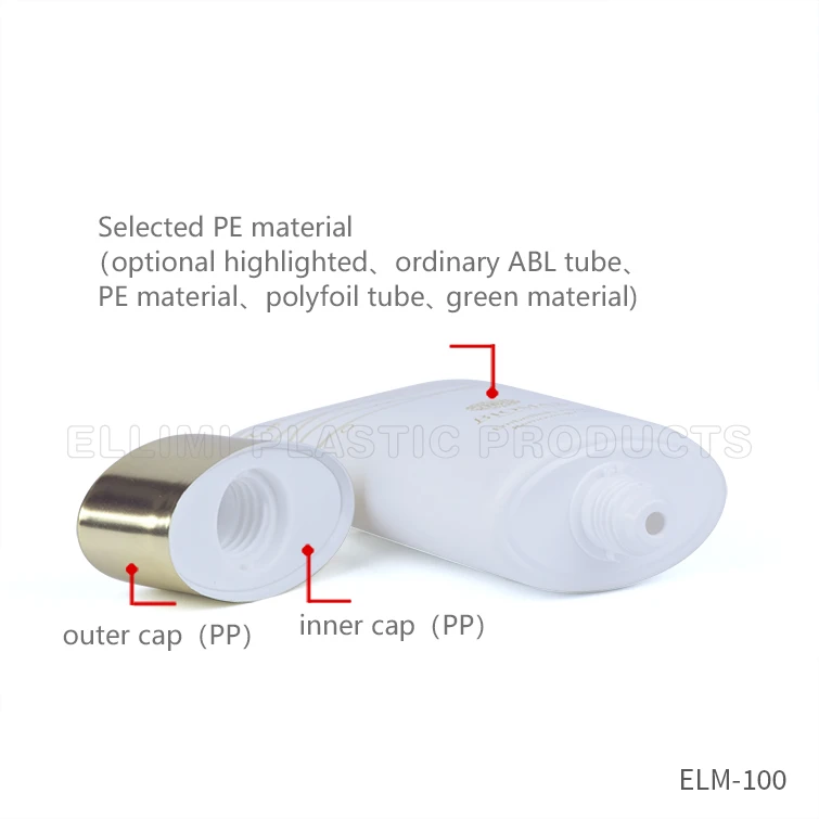 packaging tube for face wash