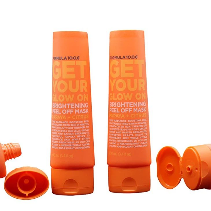 Cosmetic Packaging Tube With Flip -top Cap