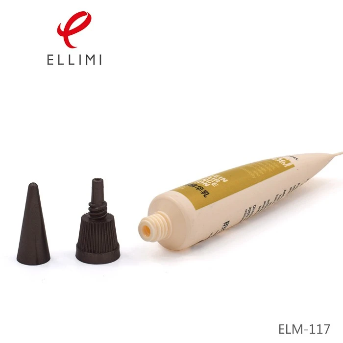 Cosmetic PE Plastic Round Soft Tube For Eye Cream