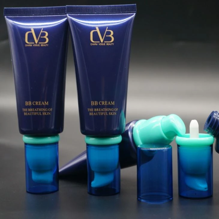 Cosmetic Plastic Soft Tube With Pump Cap