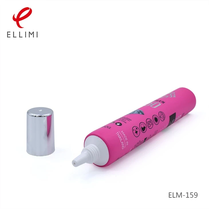 Cosmetic Plastic Tube For Barrel Cap