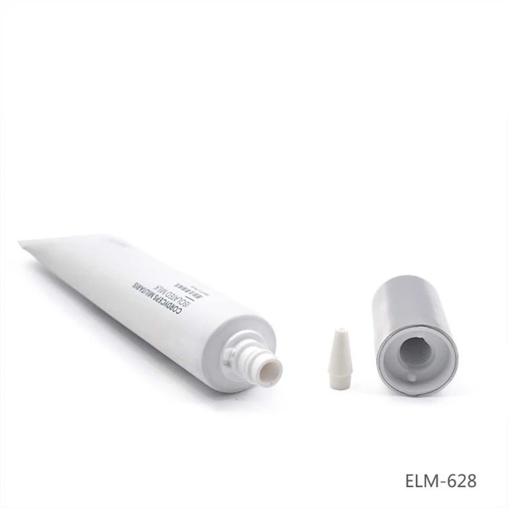 Cosmetic Tube With Sliver Metal Cap