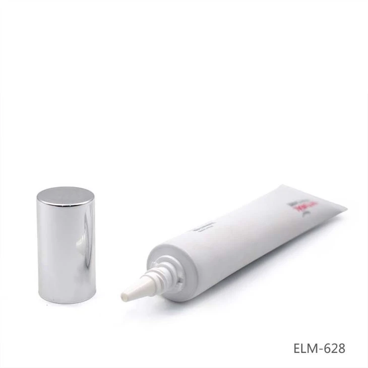 Cosmetic Tube With Sliver Metal Cap