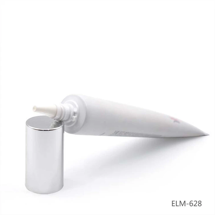 Cosmetic Tube With Sliver Metal Cap