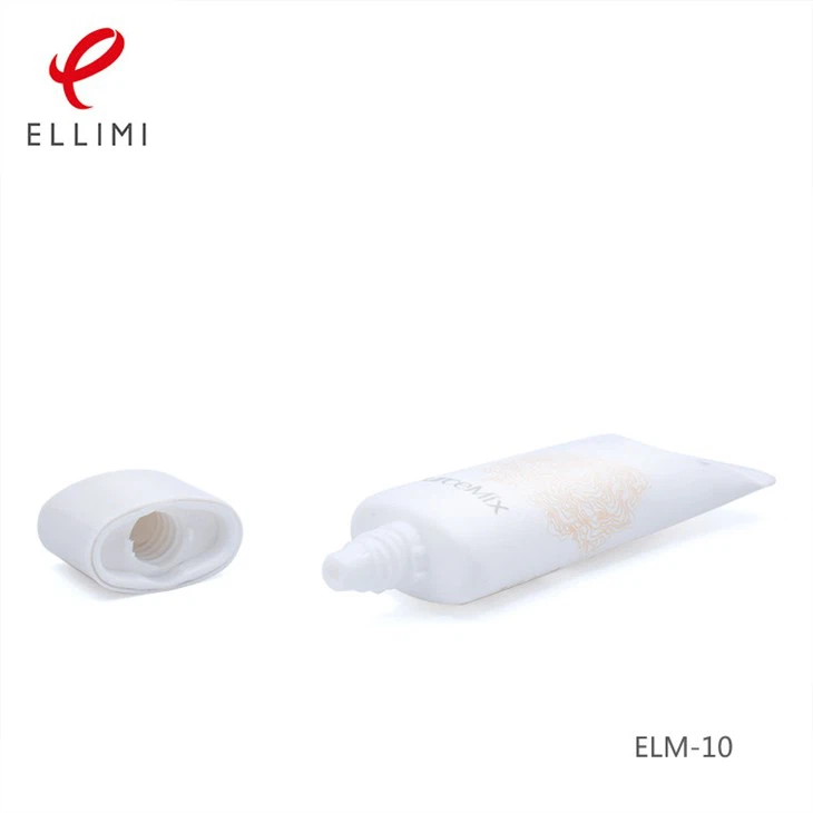 Eco-friendly Oval Plastic Tube With Screw Cap