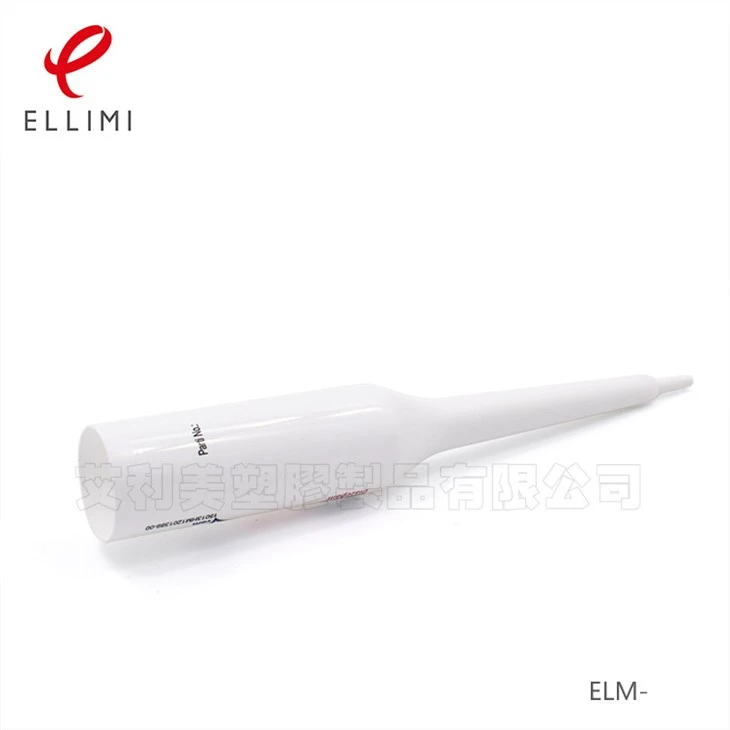Hot Sale D19mm Cosmetics Packaging Plastic Squeeze PE Tube With Long Nozzle For Medicine Tube