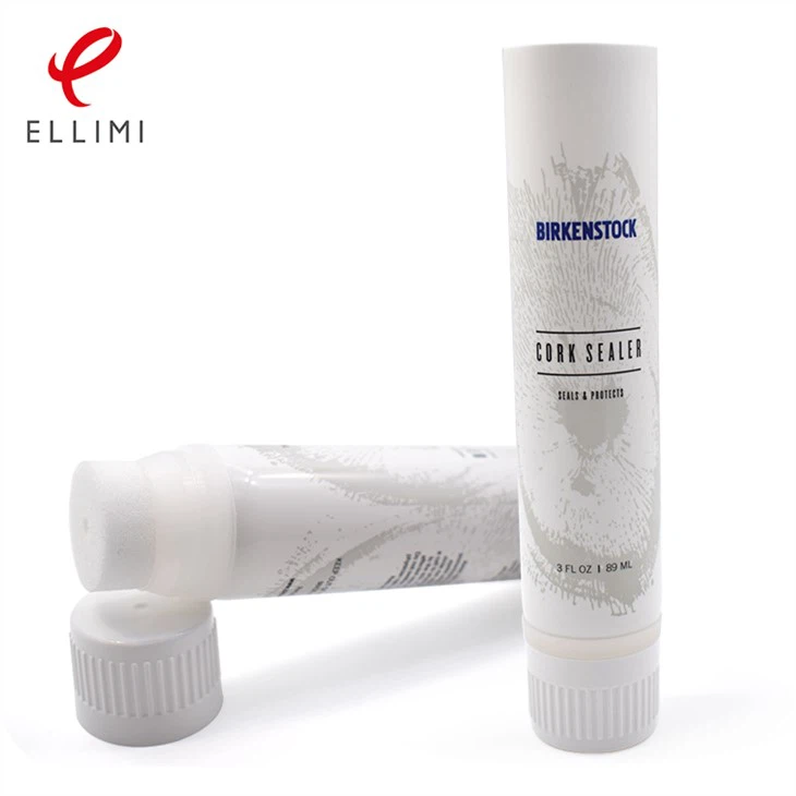 Plastic Cosmetic Packaging Tube With Brush