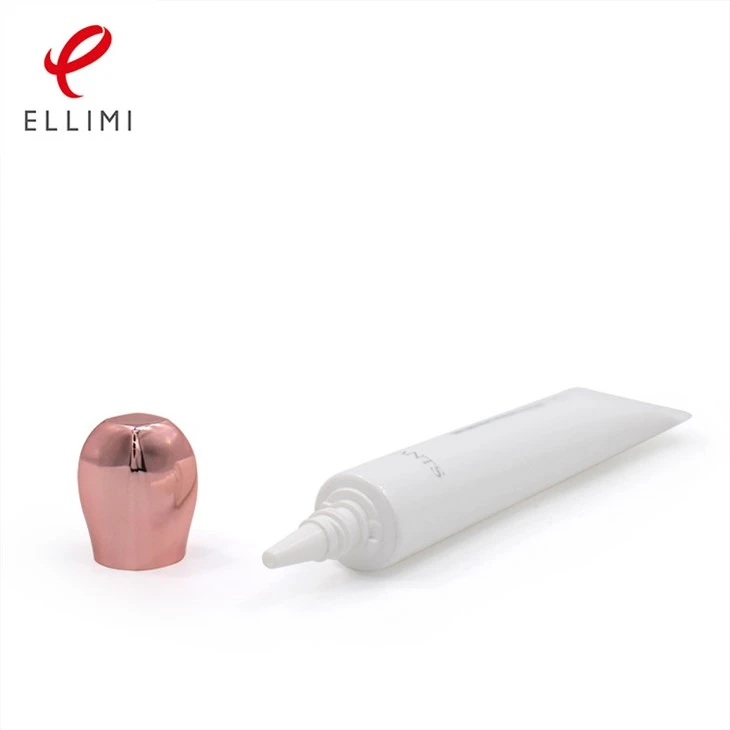Plastic Packaging White Squeeze Empty Eye Cream Tube