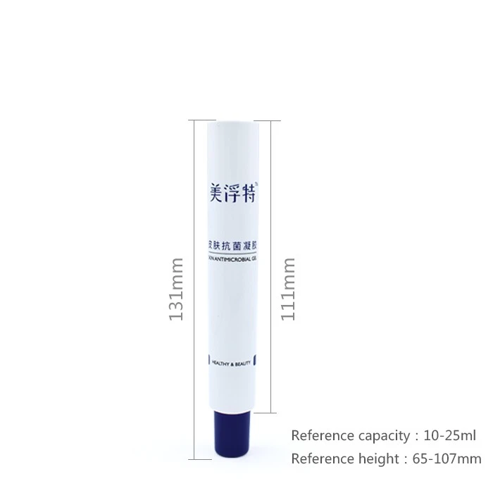 Round Cosmetic Plastice Tube For Eye Cream