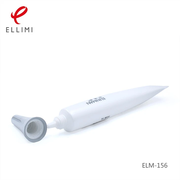 Round Cosmetic Tube With Trumpet Cap