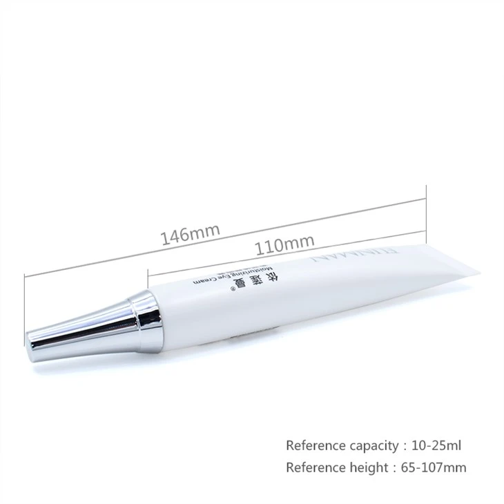 Round Cosmetic Tube With Trumpet Cap