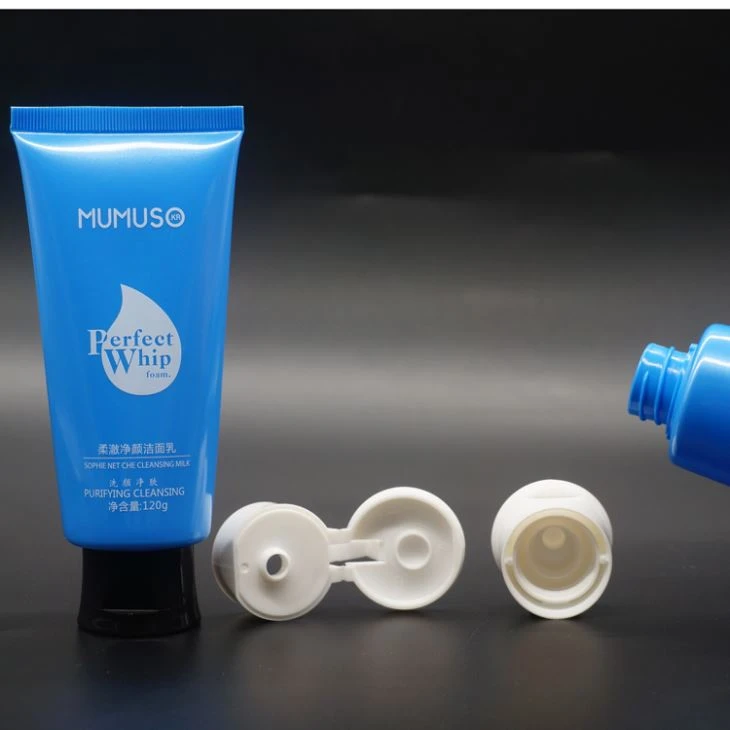 Round Plastic Cosmetic Packaging Tube