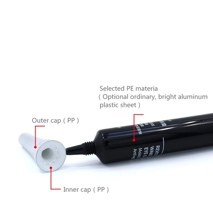 Small Diameter Cosmetic Plastic Tube For Eye Cream