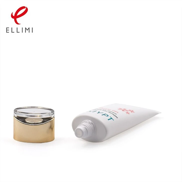 Acrylic Flat Tube For Sunscreen