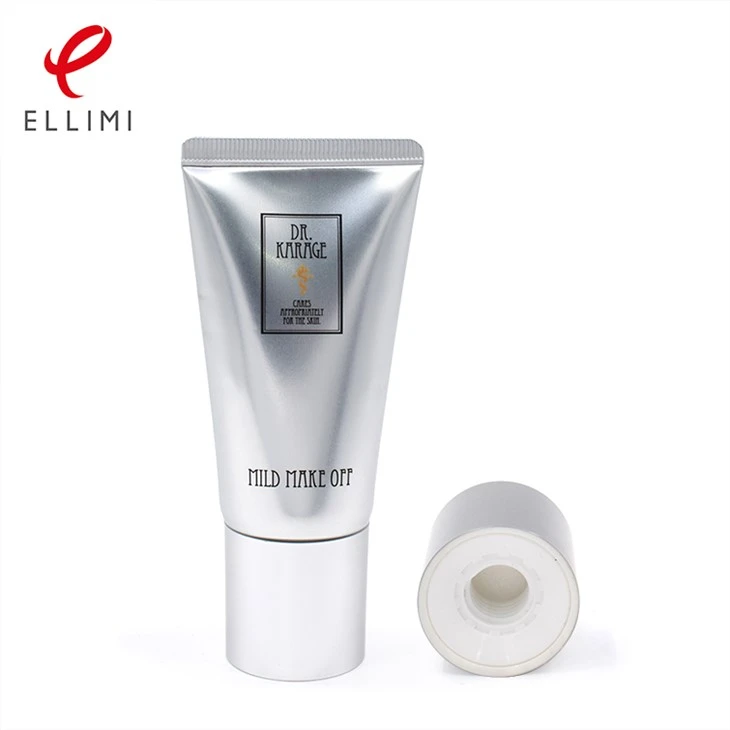 Aluminum Tube For Large Cap With Facial Cleanser
