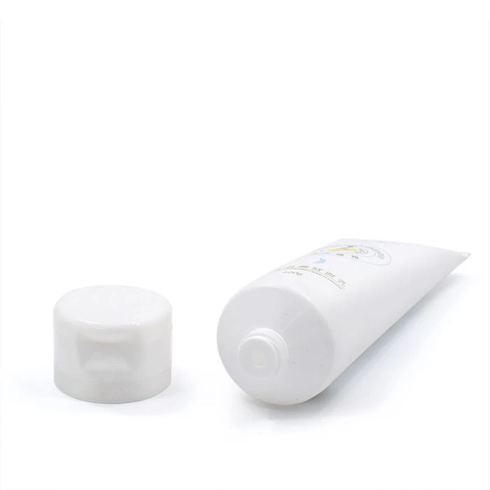 Cosmetic Flip Cap Tube For Facial Cleanser