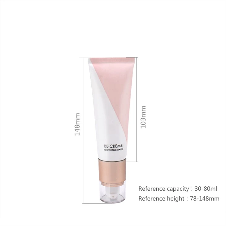 Cosmetic Plastic Soft Tube For Pump Cap