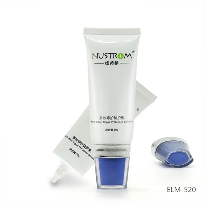 Cosmetic Plastic Tube For Acrylic Fan Shaped Flat Cap