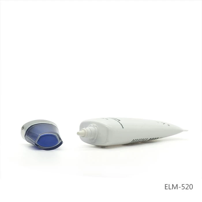 Cosmetic Plastic Tube For Acrylic Fan Shaped Flat Cap
