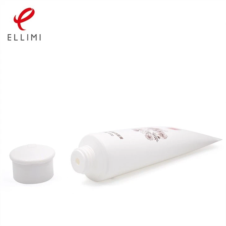 Cosmetic Tube For Flip Top Cap With Facial Cleanser