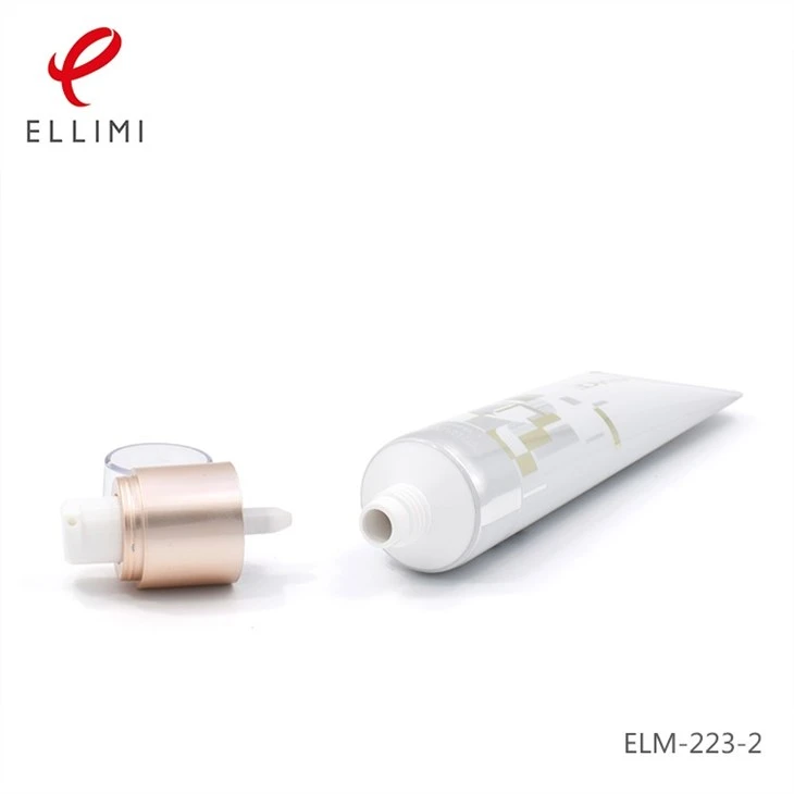Cosmetic Plastic Tube For Pump Cap