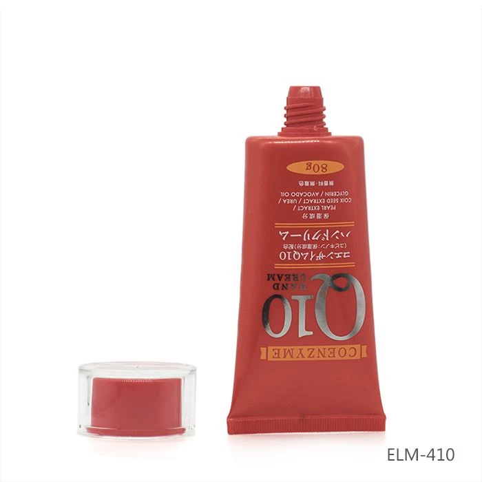Cosmetic Plastic Tube With Acrylic Low Flat Cap