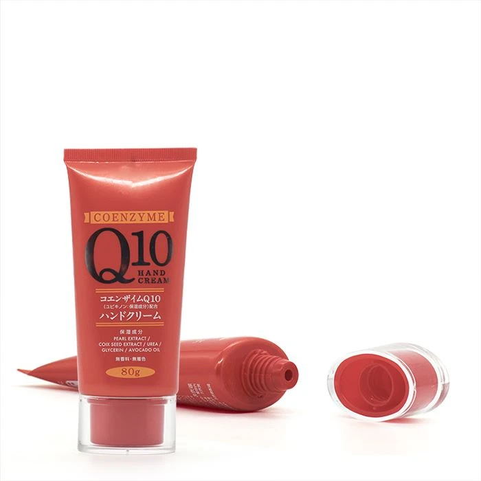 Cosmetic Plastic Tube With Acrylic Low Flat Cap