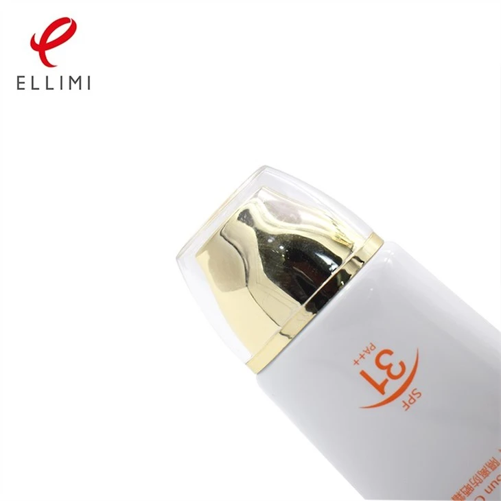 Cosmetic Tube For Acrylic Cap With Sunscreen