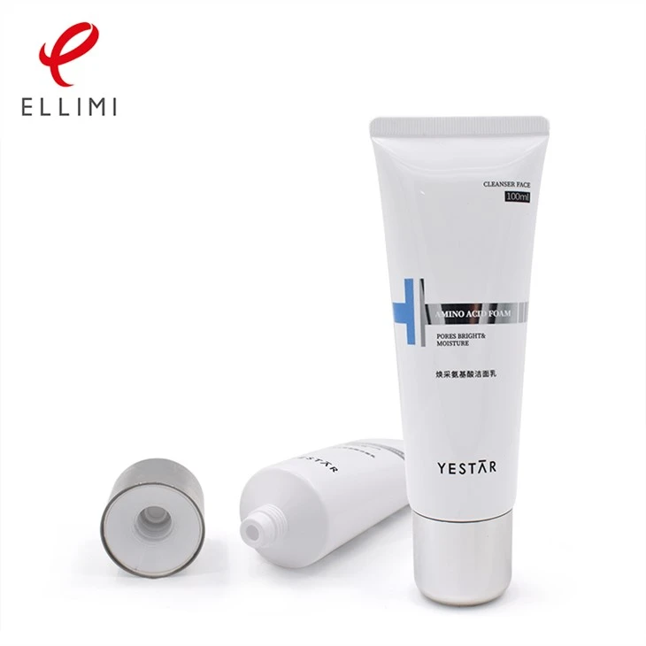 Cosmetic Tube With Double Layer Screw Cap