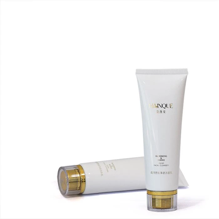 Plastic Facial Cleanser Packaging Tube