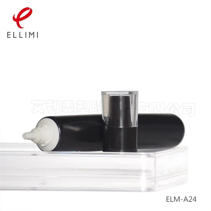cosmetic tube with acrylic cap