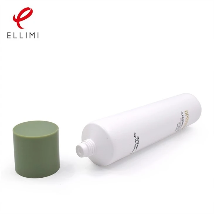 Plastic Tube For Facial Cleanser With Pillow Cap