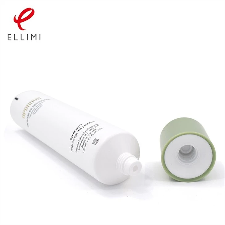 Plastic Tube For Facial Cleanser With Pillow Cap