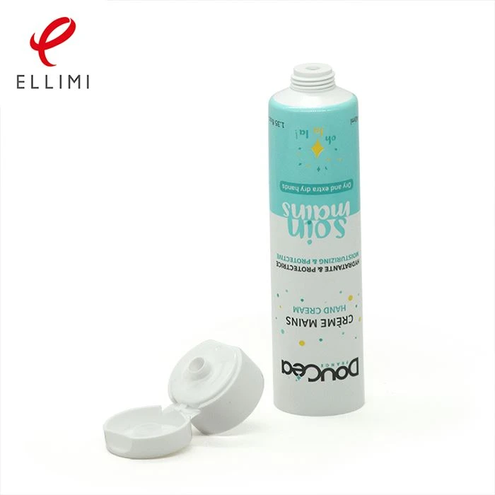 Cosmetic Plastic Flip Top Cap For Facial Cleanser