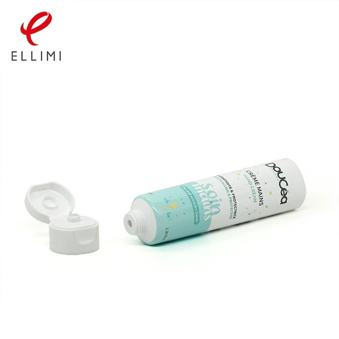 Cosmetic Plastic Flip Top Cap For Facial Cleanser