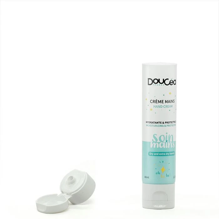 Cosmetic Plastic Flip Top Cap For Facial Cleanser