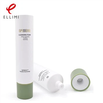 Plastic Tube For Facial Cleanser With Pillow Cap